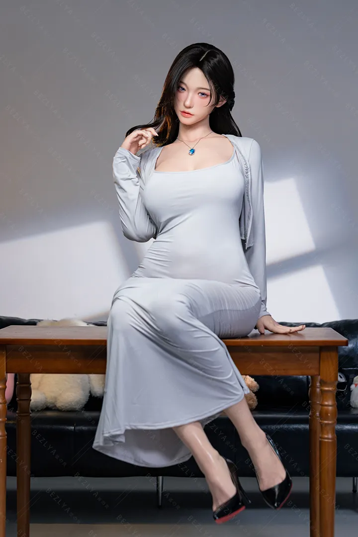 168cm (5ft6) E-cup Real Skin Texture Silicone Sex Doll Lillapruina, ROS Head